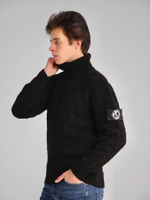 Свитер с патчем Город Горький черный