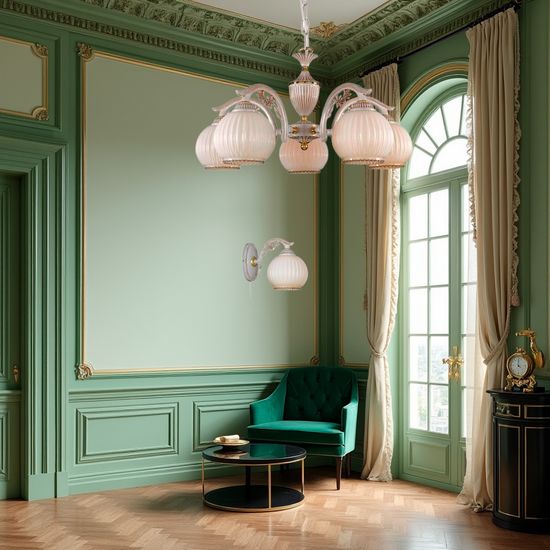 Подвесная люстра Reccagni Angelo L.9670/5