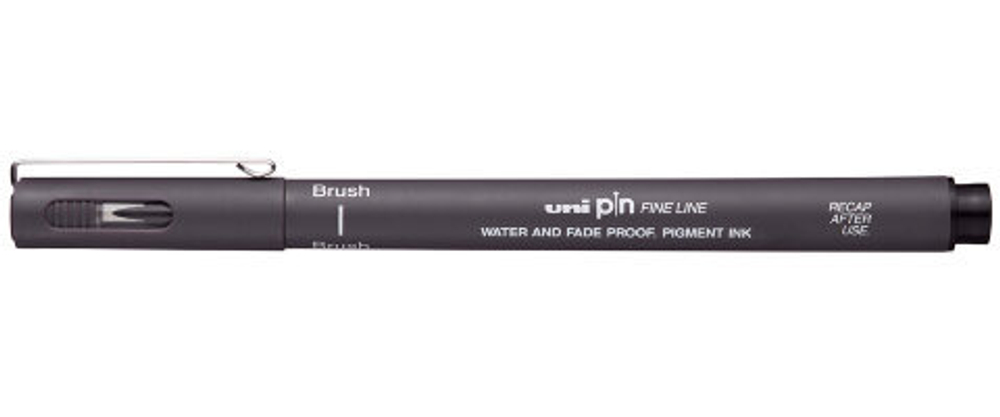 Линер PIN brush (кисть) - 200(S), темно-серый