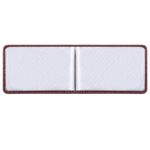 Визитница однорядная BRAUBERG "Cayman", на 20 визиток, под кожу крокодила, коричневая, 232068