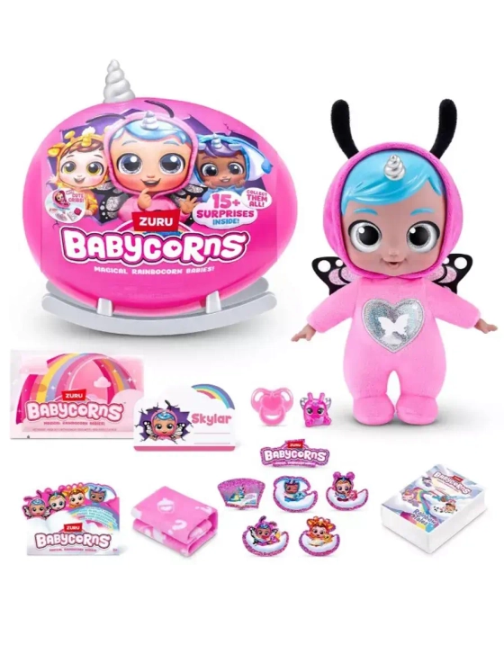 Игрушка сюрприз Зуру Babycorns маленький 92107 серебро