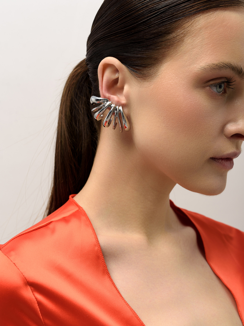 Серьги "Edge" Silver