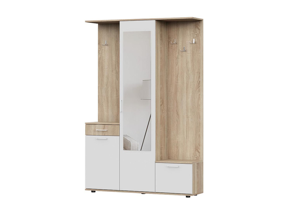 Прихожая ПР 1 / Дуб Сонома/Белый