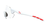 Спортивные очки с диоптриями 720armour Kamikaze + / Matte White Red Rubber / Photochromic Smoke Light Blue Lens
