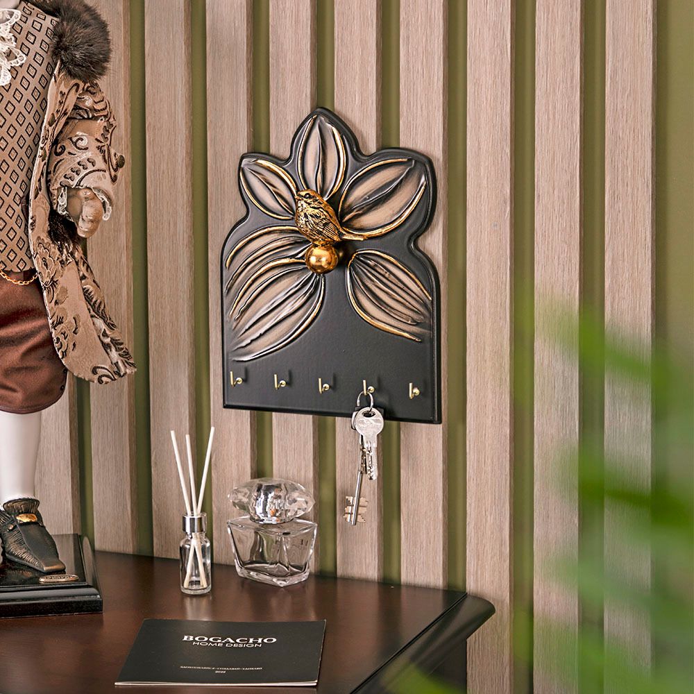 Полка-ключница Зарничка Блум Каштан Амбер