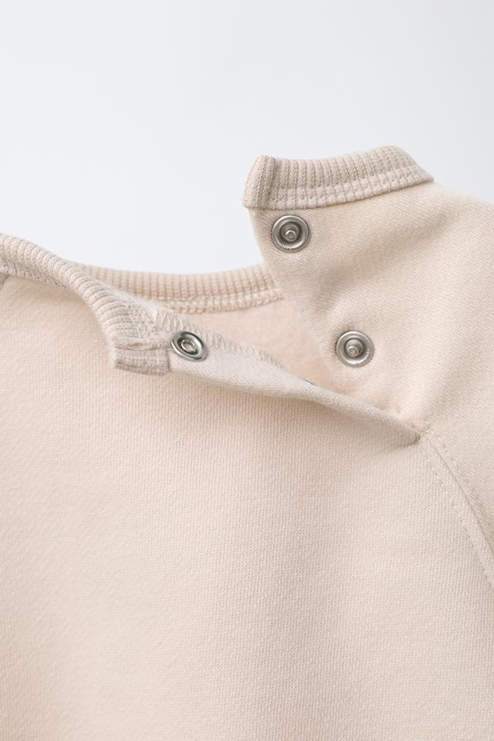 ZARA КОМПЛЕКТ: ТОЛСТОВКА И БРЮКИ-ДЖОГГЕРЫ С ВНУТРЕННИМ НАЧЕСОМ, СВЕТЛО-БЕЖЕВЫЙ