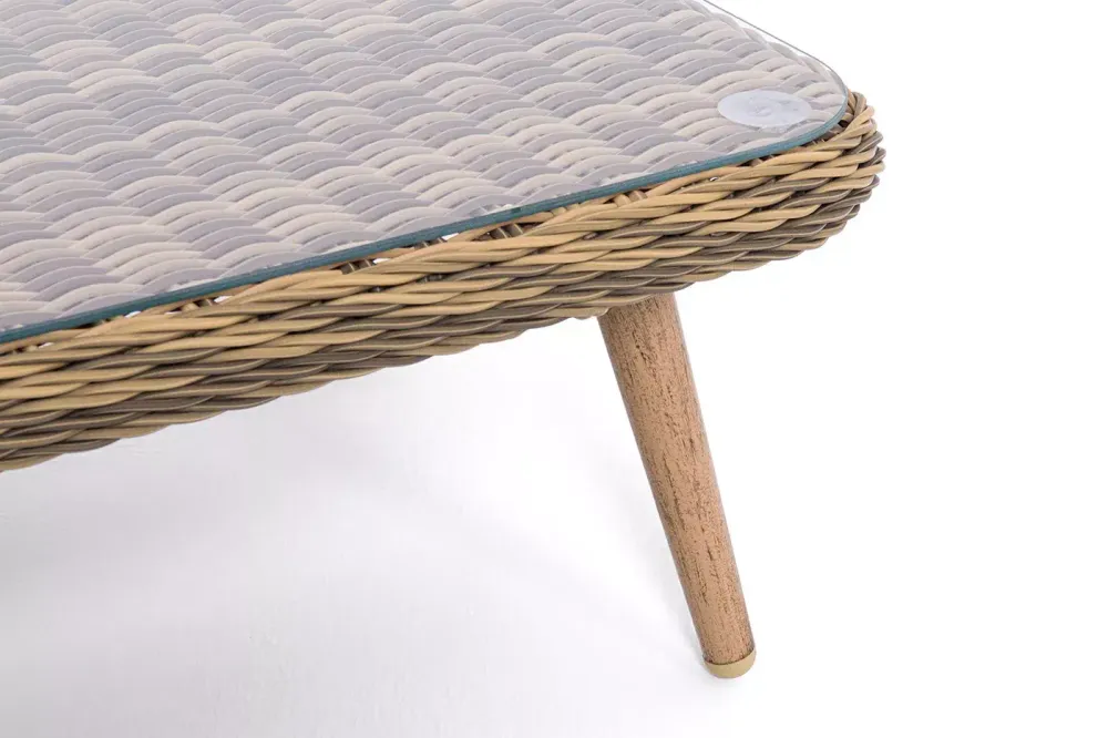 "Прованс" столик журнальный из ротанга, цвет соломенный