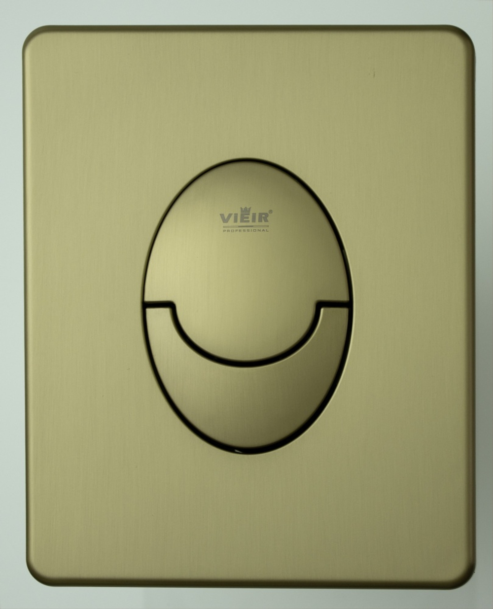 Кнопка ПНЕВМА. для инсталляции с ОВАЛ. клав.  ▊ (МАТ. ЗОЛОТО)  ViEiR  (20/1шт)