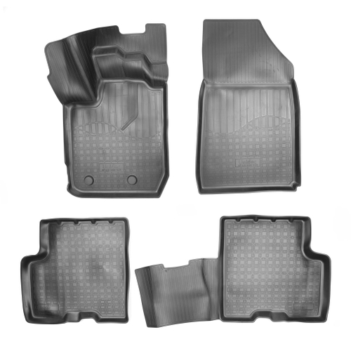 Ковры в салон Norplast/Unidec для Renault Arkana (2019-)Полиуретан,Черный, арт.NPA11-C69-025