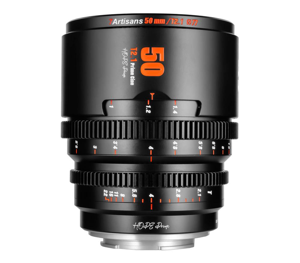 Объектив 7Artisans 50mm T2.1 Hope Prime Canon RF, черный