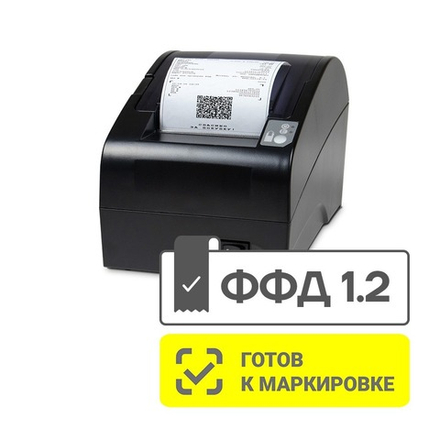 ККТ АТОЛ FPrint-22ПТК. Черный Без ФН/ЕНВД. RS+USB+Ethernet, (5.0)