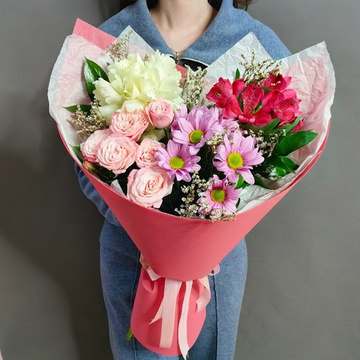 Авторский букет с французской розой