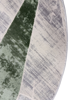 Ковер Kleopatra 37515A Green FLS/L.Grey Овал