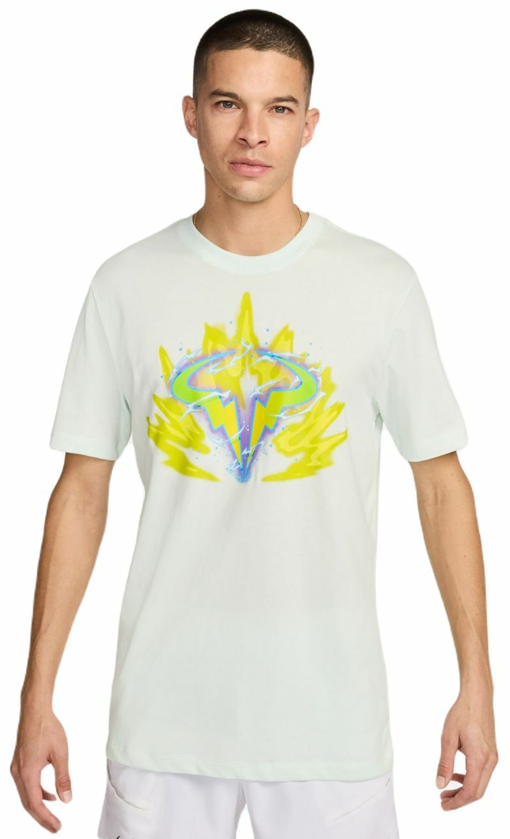 Мужская теннисная футболка Nike Court Dri-Fit Rafa T-Shirt - barely green