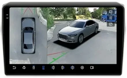 Магнитола для Suzuki Swift 5 2016-2023 (рамка глянцевая 10) - FarCar BX179-10GL-360 на Android 13, 2K QLED, 6Гб+128Гб, CarPlay, 4G SIM-слот, 4 камеры в комплекте