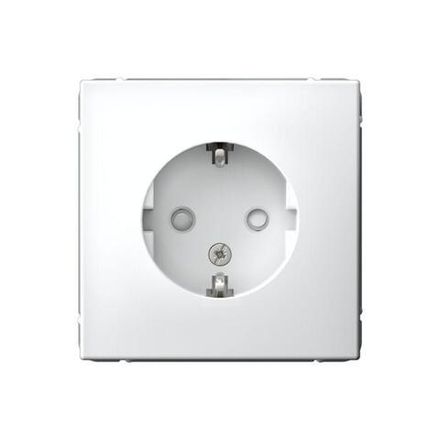 Розетка ArtGallery 16А с заземл. защ. шторки механизм бел. SE GAL000145