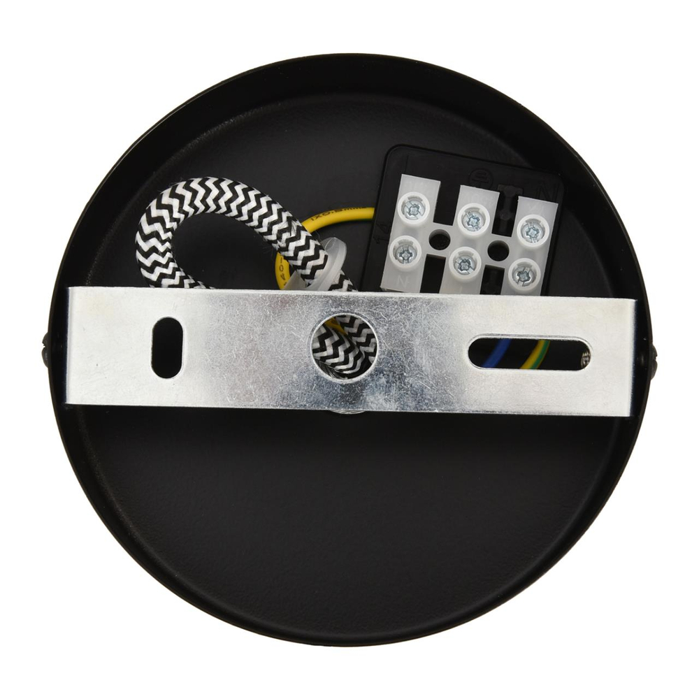 8363/1A ECO LN26 330 черный/белый, металл/бетон Подвес E27 LED 10W 220V TESLA