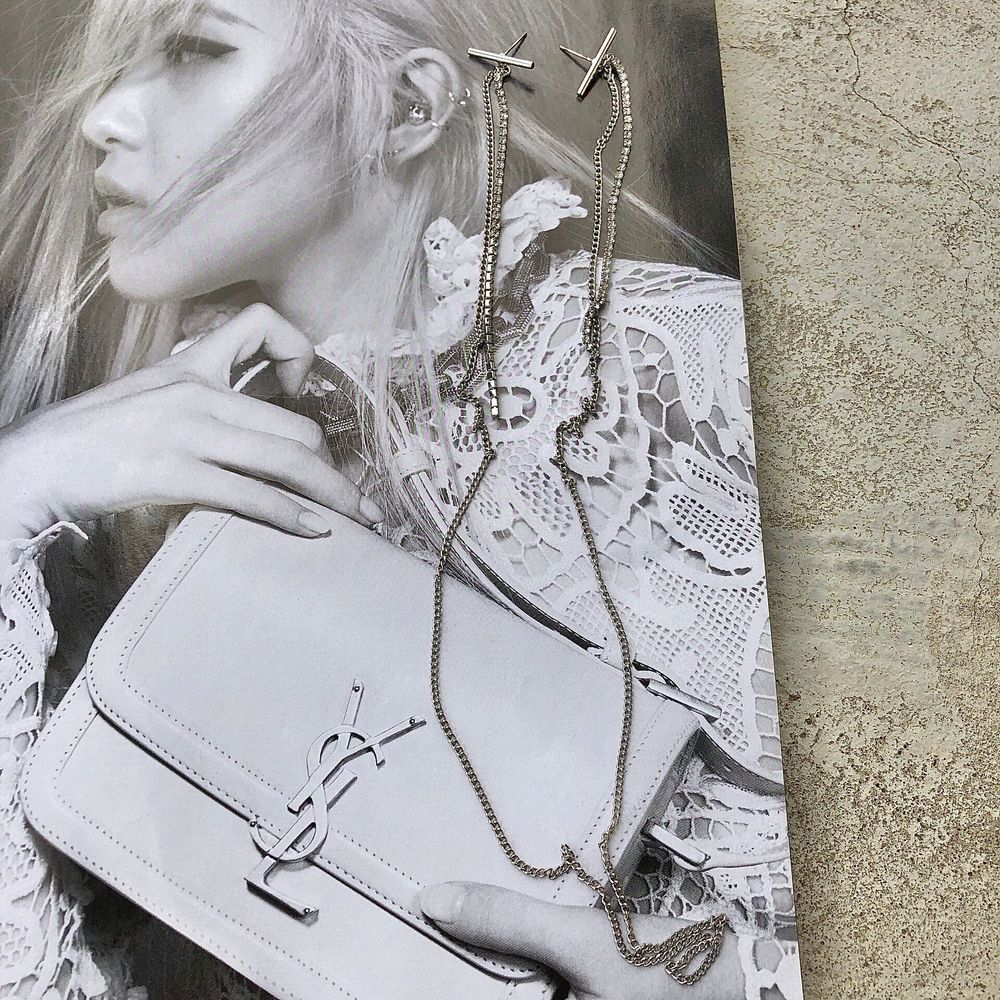 серьги-колье серебро серьги-колье серебро