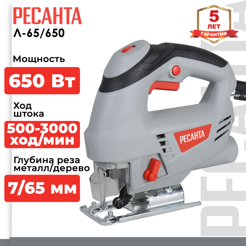 Лобзик электрический РЕСАНТА Л-65/650