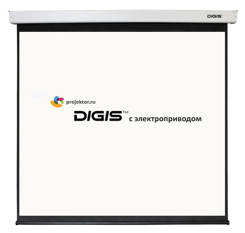 Экран настенный Digis DSEM-164008m с электроприводом 300x400 см (16:9)