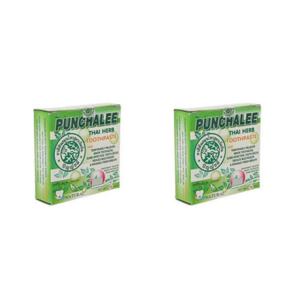 Зубная паста Punchalee травяная, 25г 2 уп