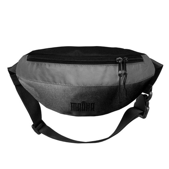Сумка ТАЙНА поясная LINE Черный/реф