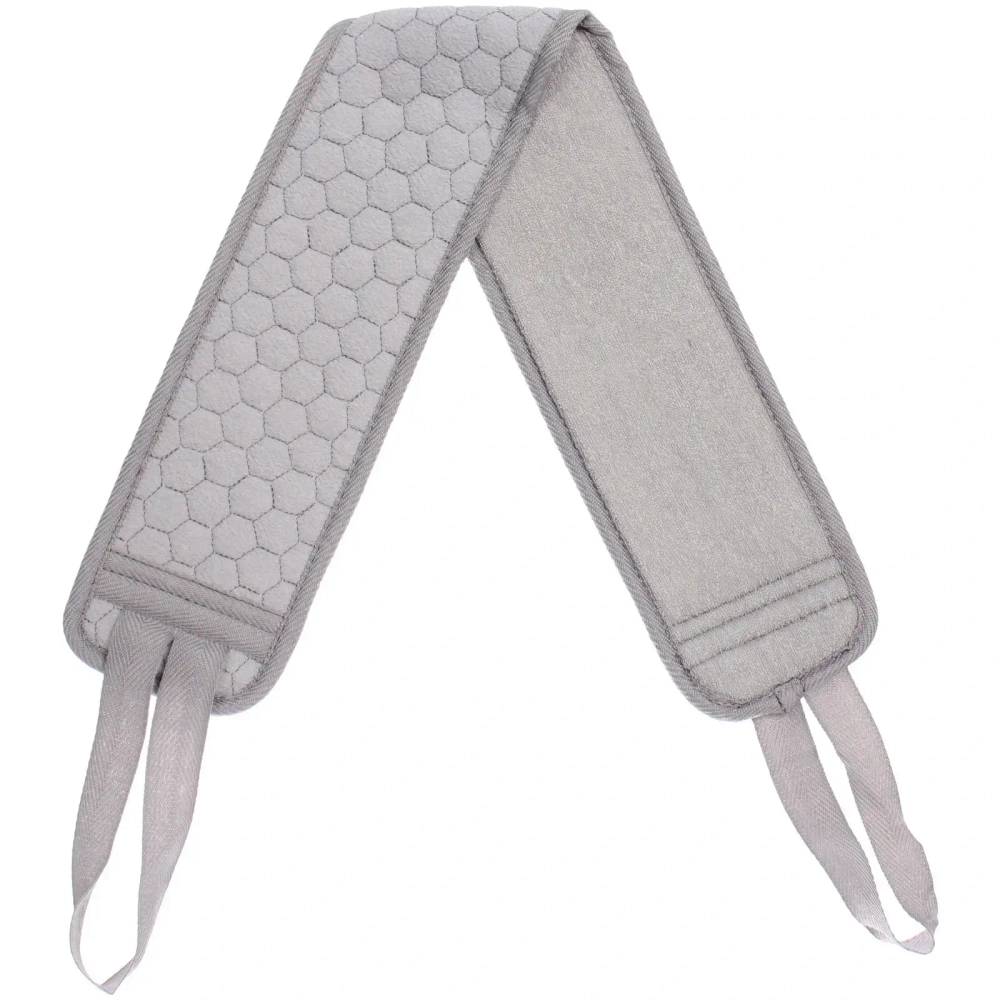 Мочалка для тела «Premium - Laguna», цвет серый, 9*82см