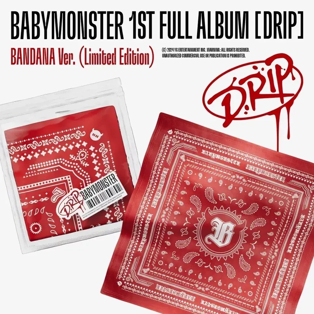 Альбом BABYMONSTER - DRIP [Bandana ver.]