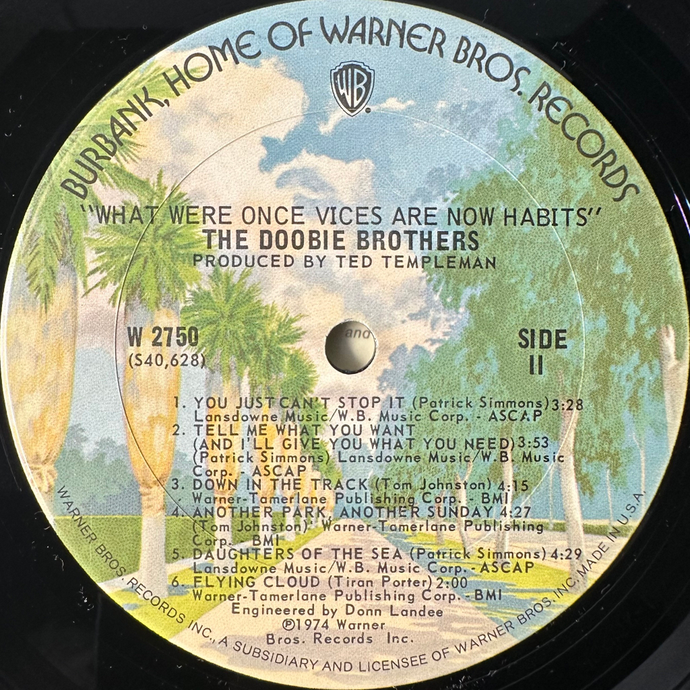 The Doobie Brothers ‎– What Were Once Vices Are Now Habits (США 1974г.)