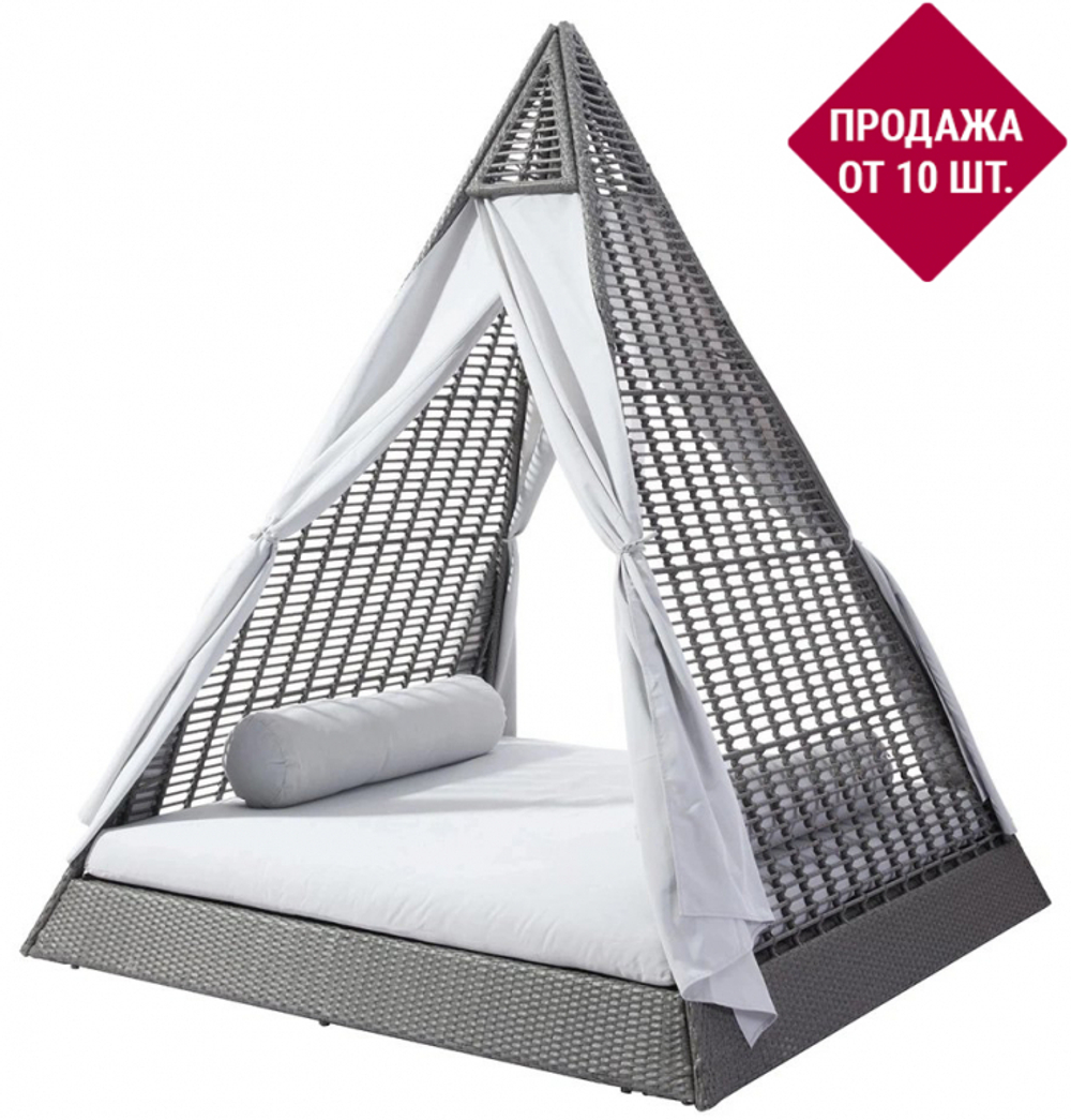 Лаунж-лежак плетеный Tagliamento Modern