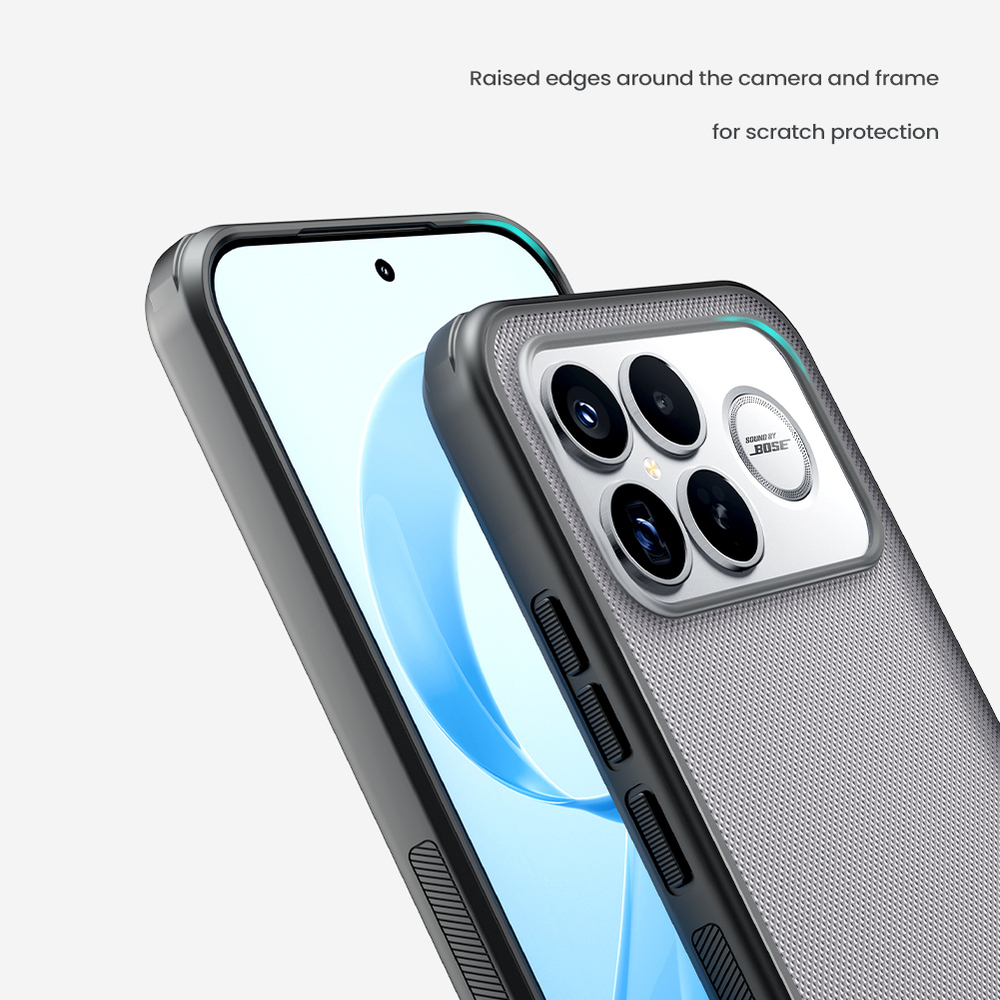 Чехол для Xiaomi Poco F8 Ultra и Redmi K90 Pro Max, серия Super Frosted Shield Pro (Clear version) прозрачный тонированный от Nillkin