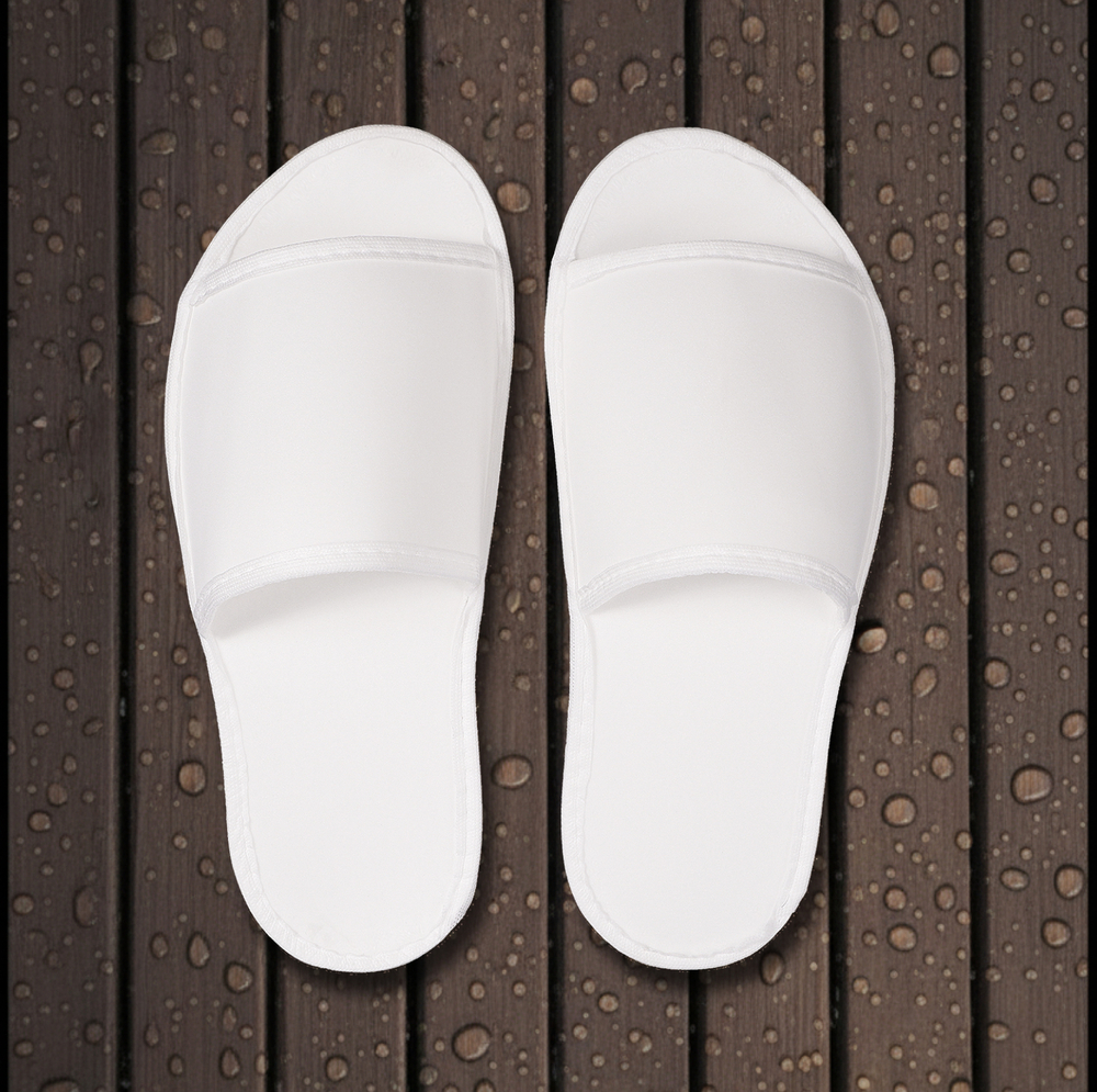 Тапки эвапора, открытый мыс (50 пар) непромокаемые одноразовые р. 43