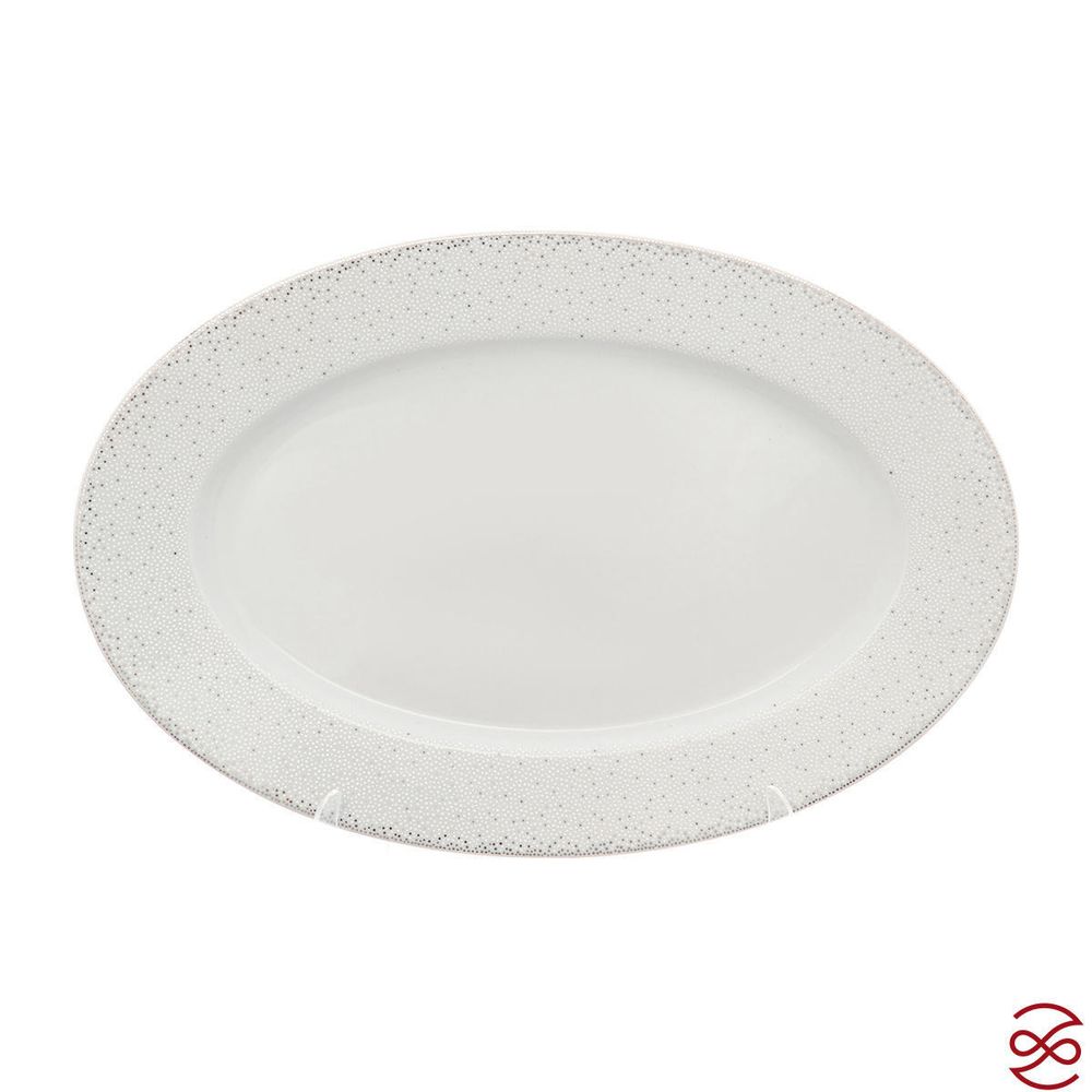 Блюдо овальное плоское Repast Жемчуг 22 см