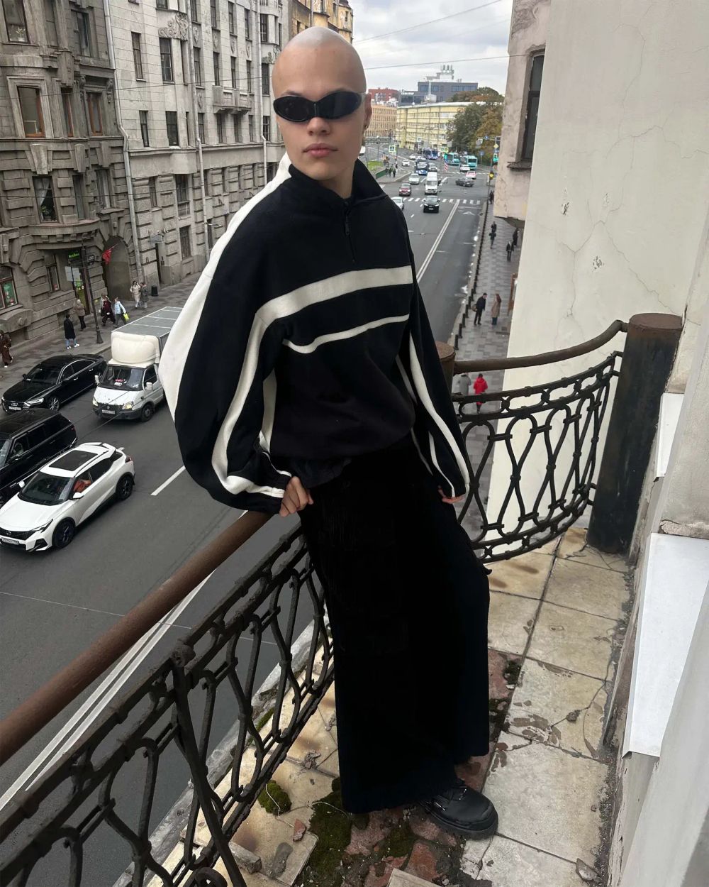 Купить Толстовка Denis Detalov Zip-up Fleece молочно-черная Толстовка Denis Detalov Zip-up Fleece молочно-черная