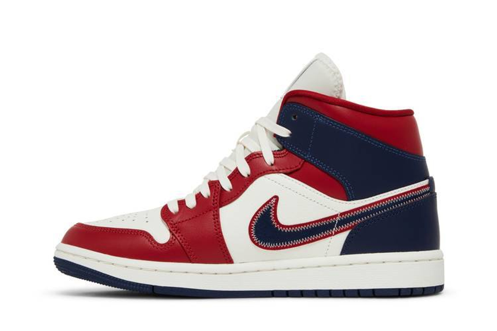 Кроссовки Jordan Air Jordan 1 Mid "Usa 2.0" (Женская размерная сетка)