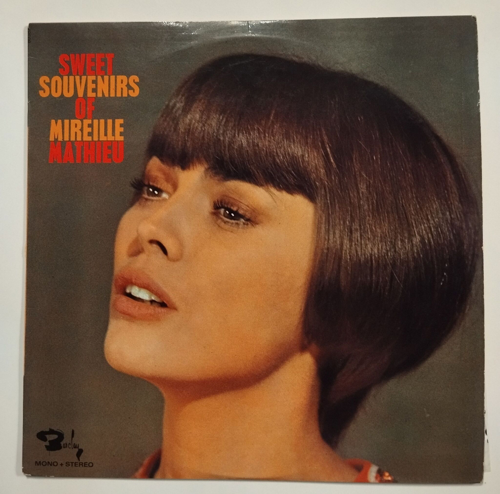 Винтажная виниловая пластинка LP Sweet Souvenirs Of Mireille Mathieu (France 1968)