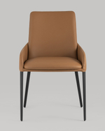 Стул Челси экокожа коричневый