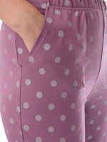 Костюм с брюками КБ-390/розовый-горох