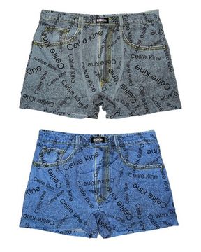 Трусы мужские боксеры (2шт) Bokai 774 BK,синий джинс+голубой джинс