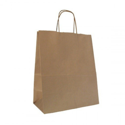 Пакет с кр. руч. б/п 350х150х450 крафт