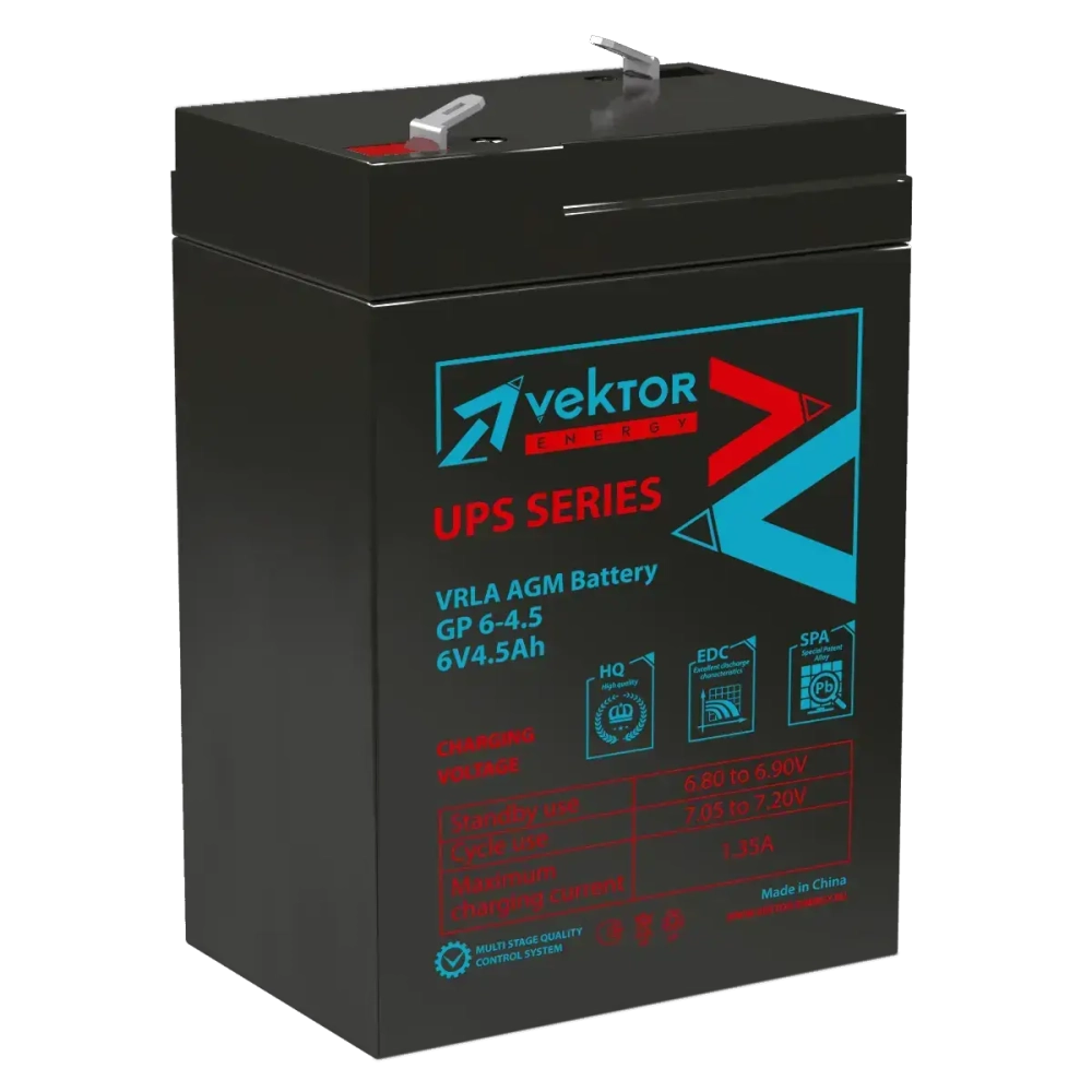 Аккумуляторная батарея Vektor Energy GP 6-4,5