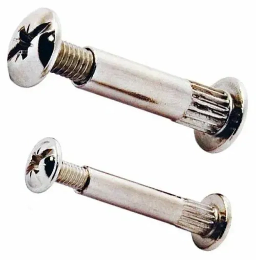 Стяжка мебельная межсекционная, Диаметр 5 мм, М4 , 10 штук, для стягивания боковин мебели общей толщиной от 32 до 40 мм