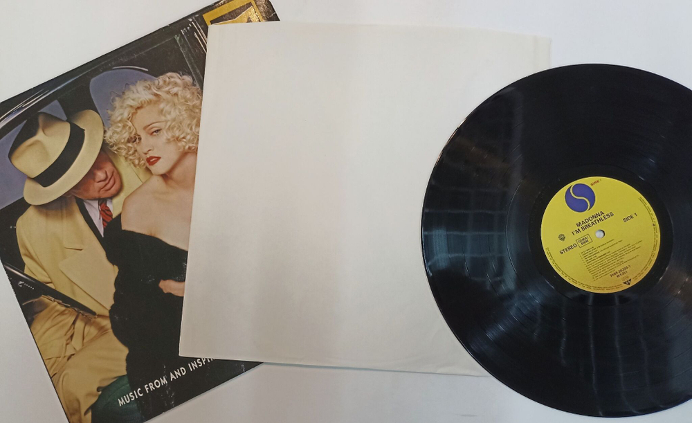 Винтажная виниловая пластинка LP Madonna Im Breathless (Music From And Inspired By The Film Dick Tracy) (Germany 1990)