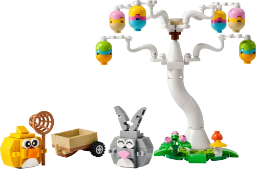 Конструктор LEGO 40808 Пасхальный кролик и охота за куриными яйцами