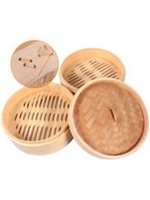 Пароварка бамбуковая Real Tang Steamer 2 яруса 15 см