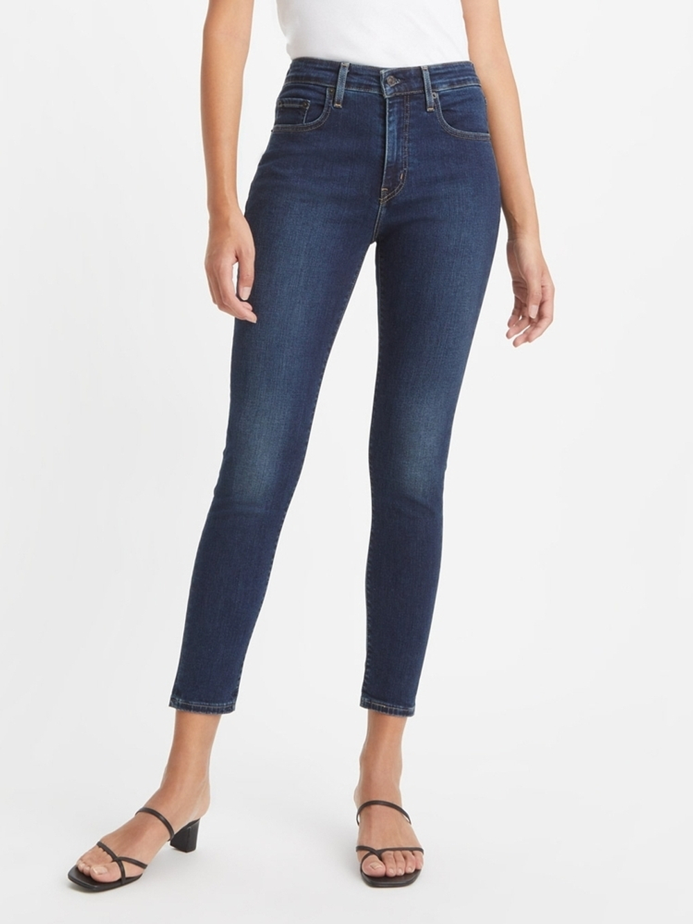 Женские облегающие джинсы с завышенной талией Levi's 721 High Rise Skinny 18882-0593