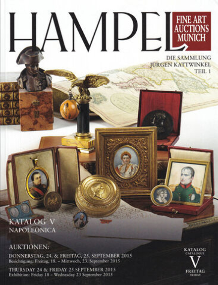 Каталог аукциона Hampel, Мюнхен, Эпоха Наполеона от 24 сентября 2015 года