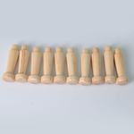 Крючки для вешалки из сосны 10 шт.