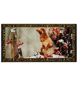 Народные промыслы ШК-11/12-L Шкатулка-купюрница в технике декупаж (8х17х4)