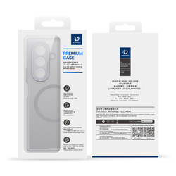 Усиленный чехол серого цвета с MagSafe для Samsung Z TriFold, серия Expn Series Magnetic от Dux Ducis